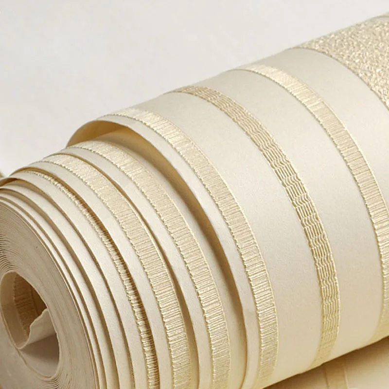 

Pink Stripe Wallpaper Roll Vertical Creamy Beige Blue Strip Wall Paper Non Woven Wallpapers 3d Modern European Wallpapers Mural