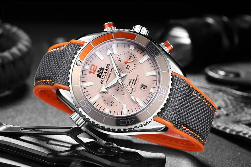 Automatic Watches Mens 2022 Luxury Brand Watch Men Mechanical Wristwatches Sports Rubber New Waterproof Clock Relogio Masculino