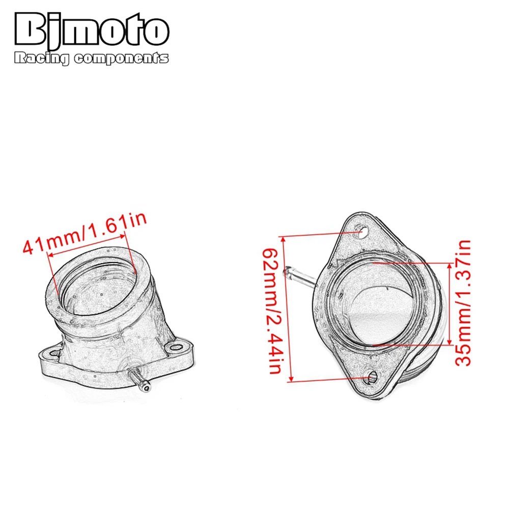 Мотоцикл резиновый карбюраторный адаптер впускной трубы подходит для Yamaha 2H7-13586-00 2H71358600 XS1100 XS 1100 XS1100E XS 1100E