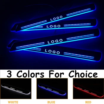 

SJ Custom Fit Trim Pedal Car Exterior Parts LED Door Sill Scuff Plate Auto Accessories light For SUBARU Outback 2015 16 17-2019
