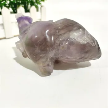 

Hand Carved Amazing Natural Amethyst Crystal Heart ZJP