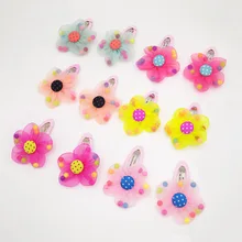 10 шт., разные цвета,, милые детские заколки для волос с фруктами, модные аксессуары для волос, блестки для волос, заколки в Корейском стиле, одежда для головы