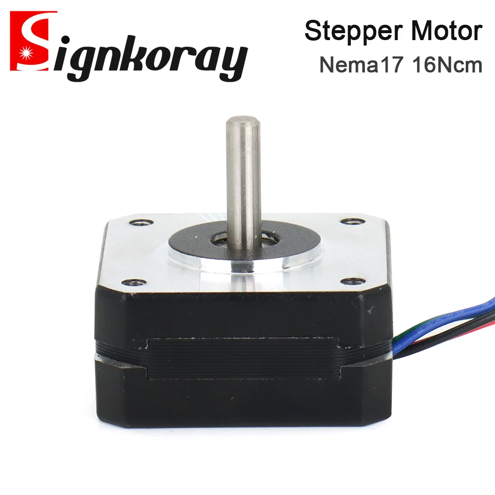 Stepper Motor Extrusora Cnc Motor de Impressora 3d 4-lead 17hs081004s 20 mm 16ncm 1a 4-lead Signkoray-nema17