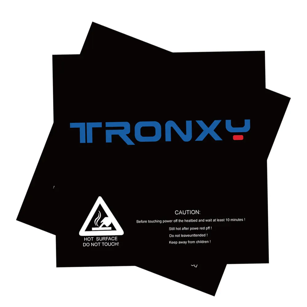 Tronxy 3d принтер 3 м термоусадочная клейкая лента 210*210 мм/330*330 мм Печатные детали аксессуары наклейка s