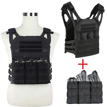 

Adjustable JPC Tactical Vest Molle Vest Outdoor Hunting Airsoft Paintball Molle Vest mag pouch Protective Plate Carrier Vest