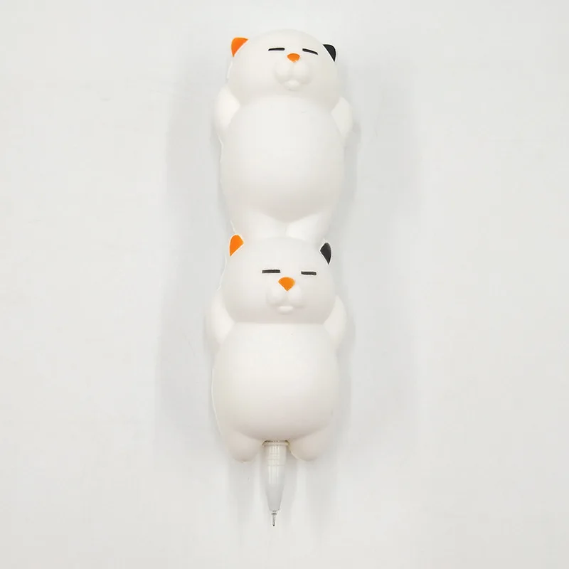 as picture Новинка, мягкая ручка, единорог, кот, мороженое, панда, булочка, ручка, колпачок, канцелярский держатель, топперы, медленно поднимающиеся, сжимаются, подарок на день детей, игрушка - Цвет: as picture