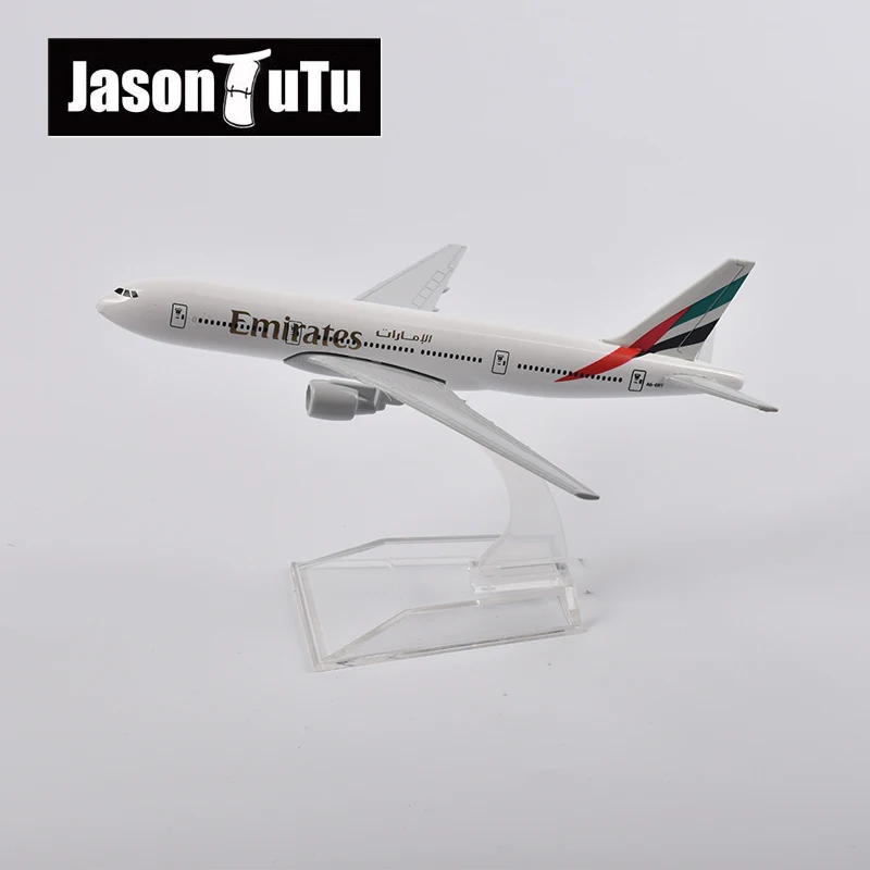 

JASON TUTU 16cm United Arab Emirates Boeing B777 Airplane Model Plane Model Aircraft Diecast Metal 1/400 Scale Planes