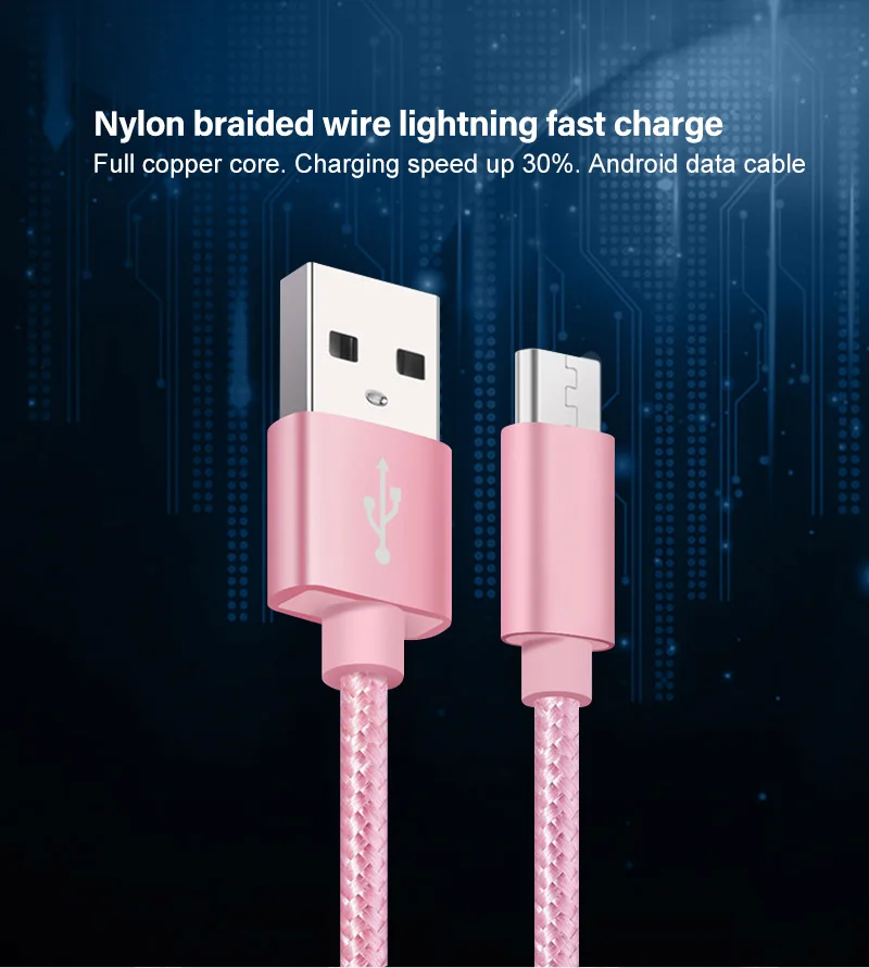 PUJIMAX кабель Micro USB Быстрая зарядка для Xiaomi Redmi Note 5 Pro Android кабель для передачи данных для мобильного телефона для samsung S7 микро зарядное устройство