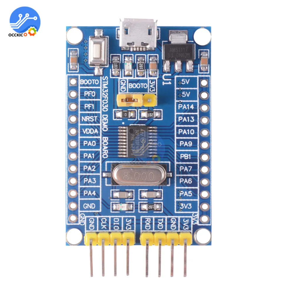 Системная плата STM32F030F4P6 ARM макетная для минимальной системы микроконтроллер SWD/ISP