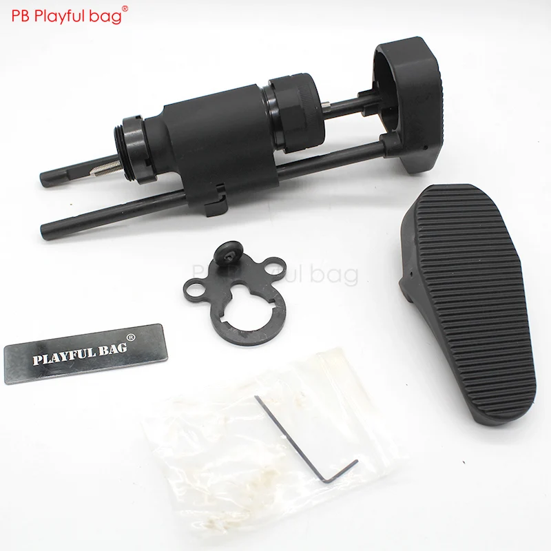 

Toy DIY HK416C upgrade material water bullet gun rear Toe Jinming 9th generation nylon rear Toe Stock water bullet gun QD32