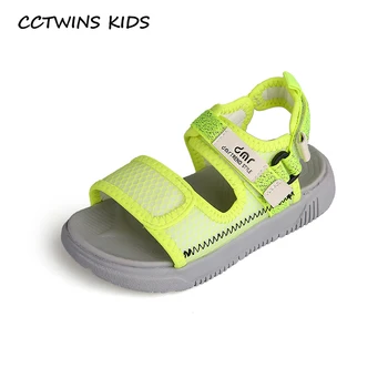

CCTWINS Kids Shoes 2020 Summer Baby Girls Brand Beach Sandals Children Fashion Casual Shoes Boys Black Flat Toddlers BS483