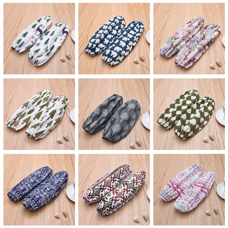 Поддержка домашней уборки с длинными манжетами для офисных мужчин и женщин с защитным рукавом для работы взрослых