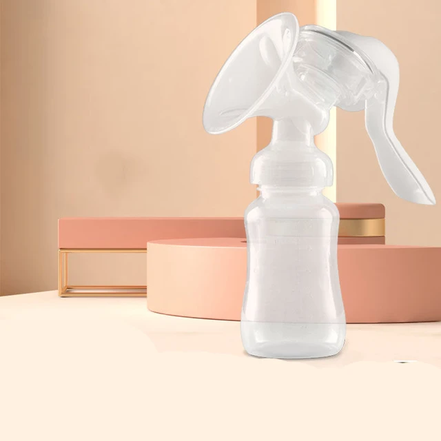 Manual Breast Feeding Pump Original Manual Breast Milk Silicon PP BPA Free With Milk Bottle Nipple Function Breast Pumps