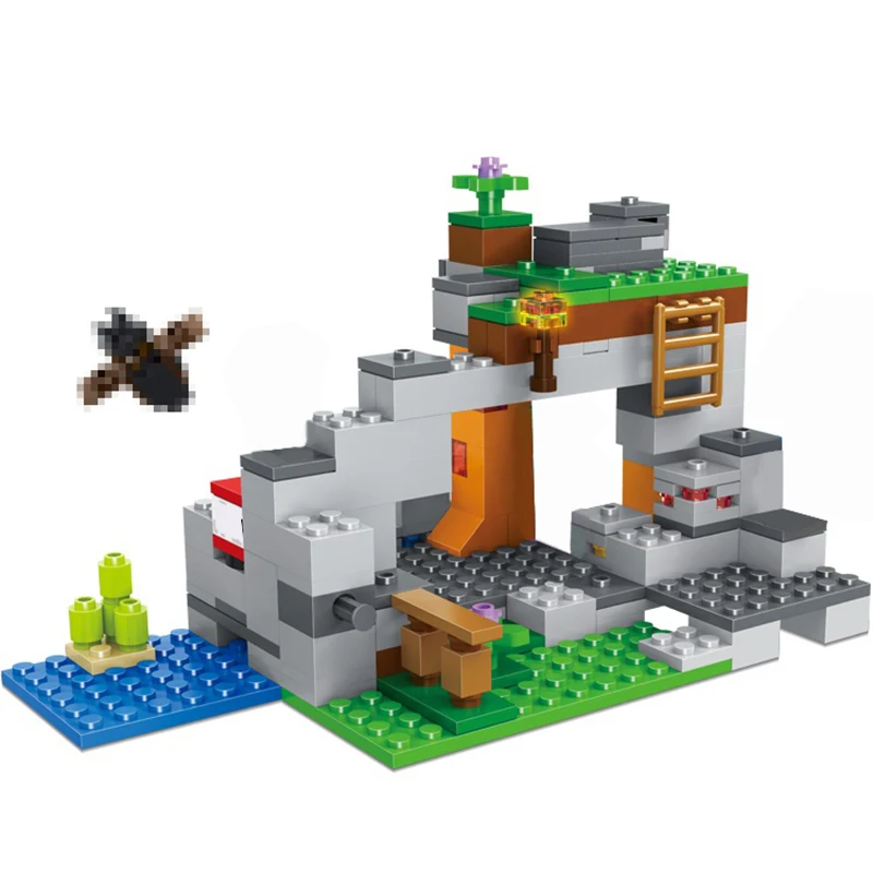 

Country Lifestyle Minecraft Model Block Set 270Pcs Toy Bricks For Kids Compatible With Minecraft Zombie Baby Steve Figures Sword