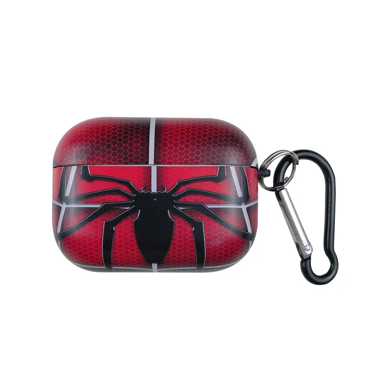 Spiderman Мягкий силиконовый чехол Marvel, Мстители, Человек-паук, яд, чехол для AirPods pro, персональный bluetooth-гарнитура, беспроводной чехол для наушников - Цвет: Spiderman