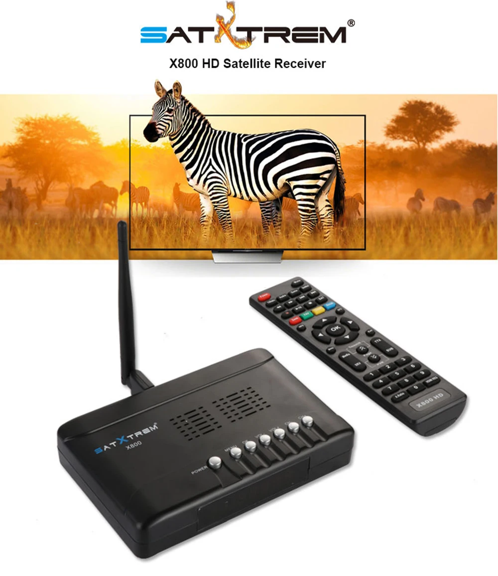 Satxtrem X800 HD 1080P DVB-S2 цифровой спутниковый ресивер тюнер DVB S2 сосуд с USB WiFi приемник Dollby AC3 Cam Испания