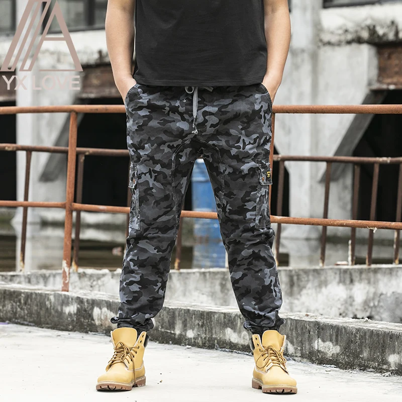 

Pants Man S-7XL Large Size Harem Trousers Loose Comfortable Elastic Waist Classic Hip Hop Punk Causal Daily Clothes