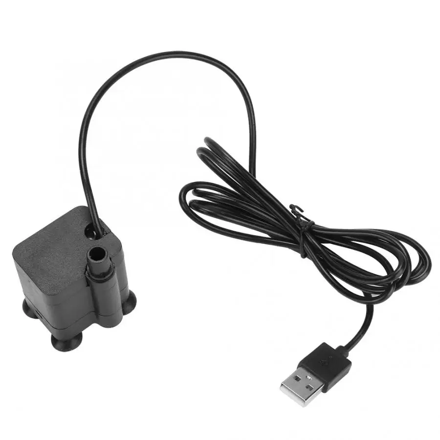 1Pc USB Silent Aquarium Filter Micro Submersible Mini WaterSubmersible Pump for Fish Tank |