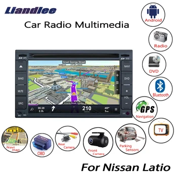 

Liandlee For Nissan Latio 2005~2012 Android Car Radio CD DVD Player GPS Navi Navigation Maps Camera OBD TV HD Screen Media