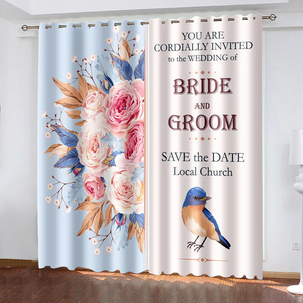 

Затемняющие шторы в европейском стиле, оконные занавески с цветочным принтом для спальни, затемняющие, для гостиной, драпировки, декоративные детали