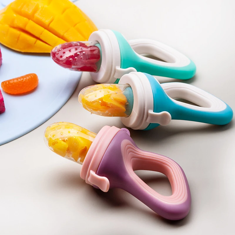 Pacifier Nibble Food Newborn Baby Kids Training Safe Nipple-Teat Fruit