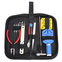 15 шт. часы набор инструментов для ремонта часы устройство для удаления звеньев открывалка удалитель пружинных механизмов Horlogemaker Gereedschap набор инструментов для ремонта