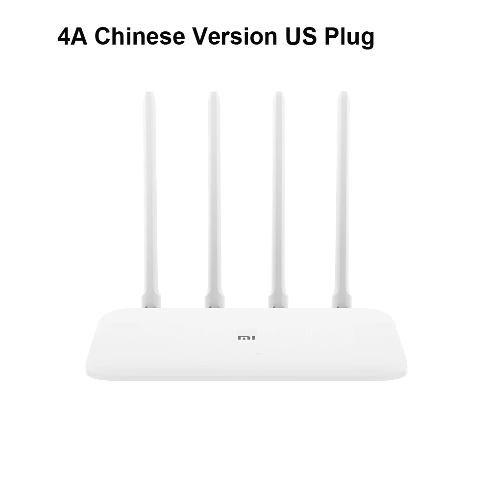 Xiaomi маршрутизатор 4A гигабитная версия 2,4 ГГц 5 ГГц WiFi маршрутизатор двухдиапазонный 1167 Мбит/с WiFi повторитель 4 антенны 128 МБ/4C 64 Мб 300 Мбит/с - Цвет: 4A 128MB US Plug