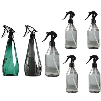 

5Pcs 300Ml Plastic Empty Spray Bottle Refillable Bottle Black & 2x Spray Bottle, Squirt Bottle, Empty Spray Bottles 32Oz