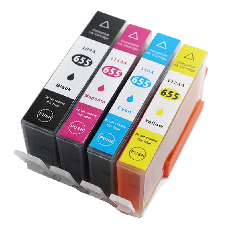 

Compatible for HP 655 Refillable Ink Cartridge Full Ink for HP Deskjet 3525 4615 4625 4525 5525 6520 6525 6625 Printer