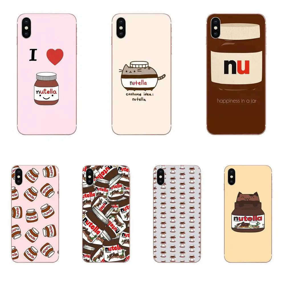 

For Huawei Honor 4C 5A 5C 5X 6 6A 6X 7 7A 7C 7X 8 8C 8S 9 10 10i 20 20i Lite Pro Soft TPU Coque Case Capa Tumblr Nutella