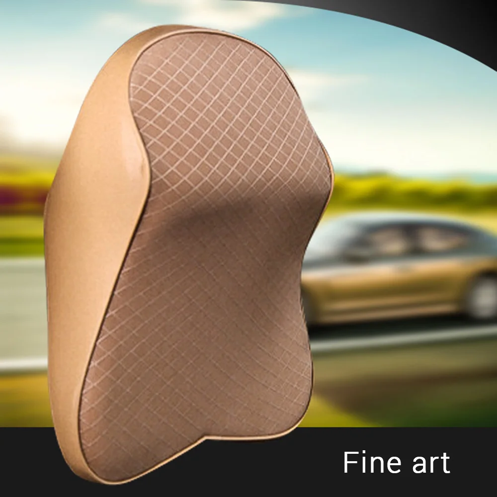 

Car Neck Pillow 3D Memory Foam Head Rest Adjustable Neck Cushion Auto Headrest Pillow Travel Support Holder Car Seat Pillow