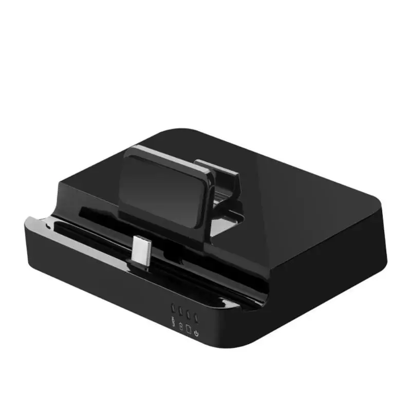 

6 in 1 Multi Ports Type-C HDMI 2 USB3.0 Memory Card TF 4K HUB USB-C Adapter ABS Plastic Black Type-C HUB HIgh Quality