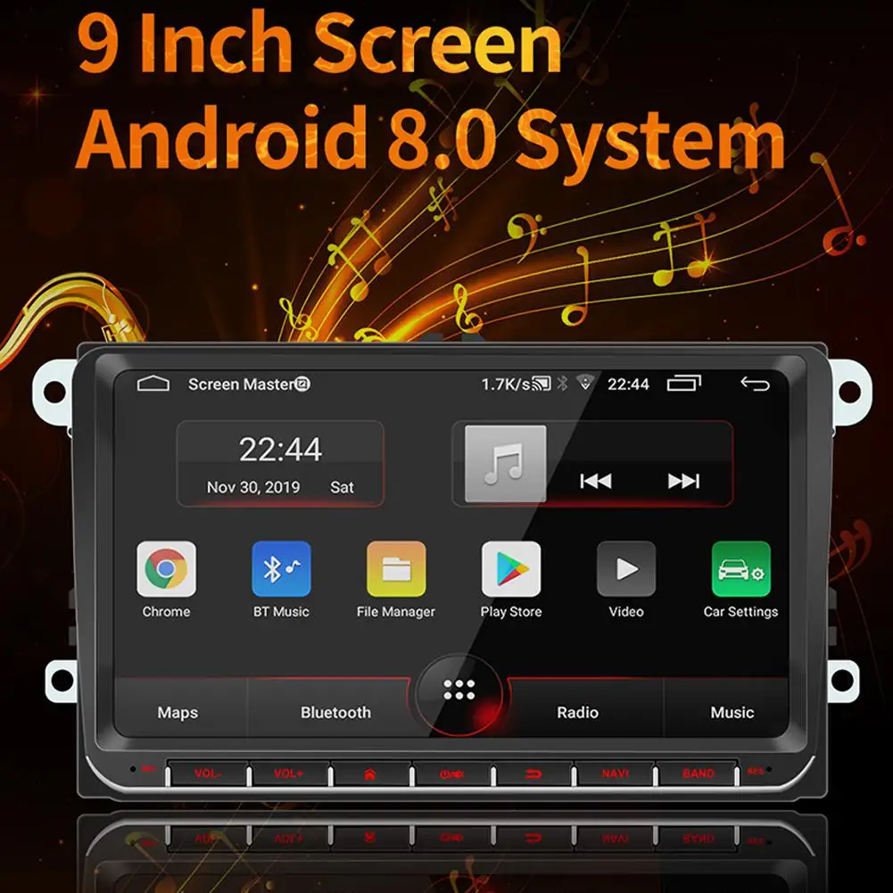 

9 inch 2 Din Car radio Multimedia Video Player Universal auto Stereo Android System GPS Navigation Integrated Host for VW