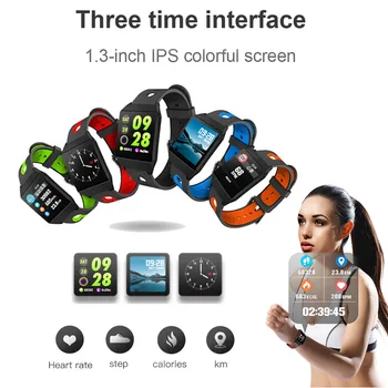 

Smart Watch Sports Fitness Activity Heart Rate Tracker Blood Pressure Watch IP68 For Iphone For Xiaomi Multiple Colours #20