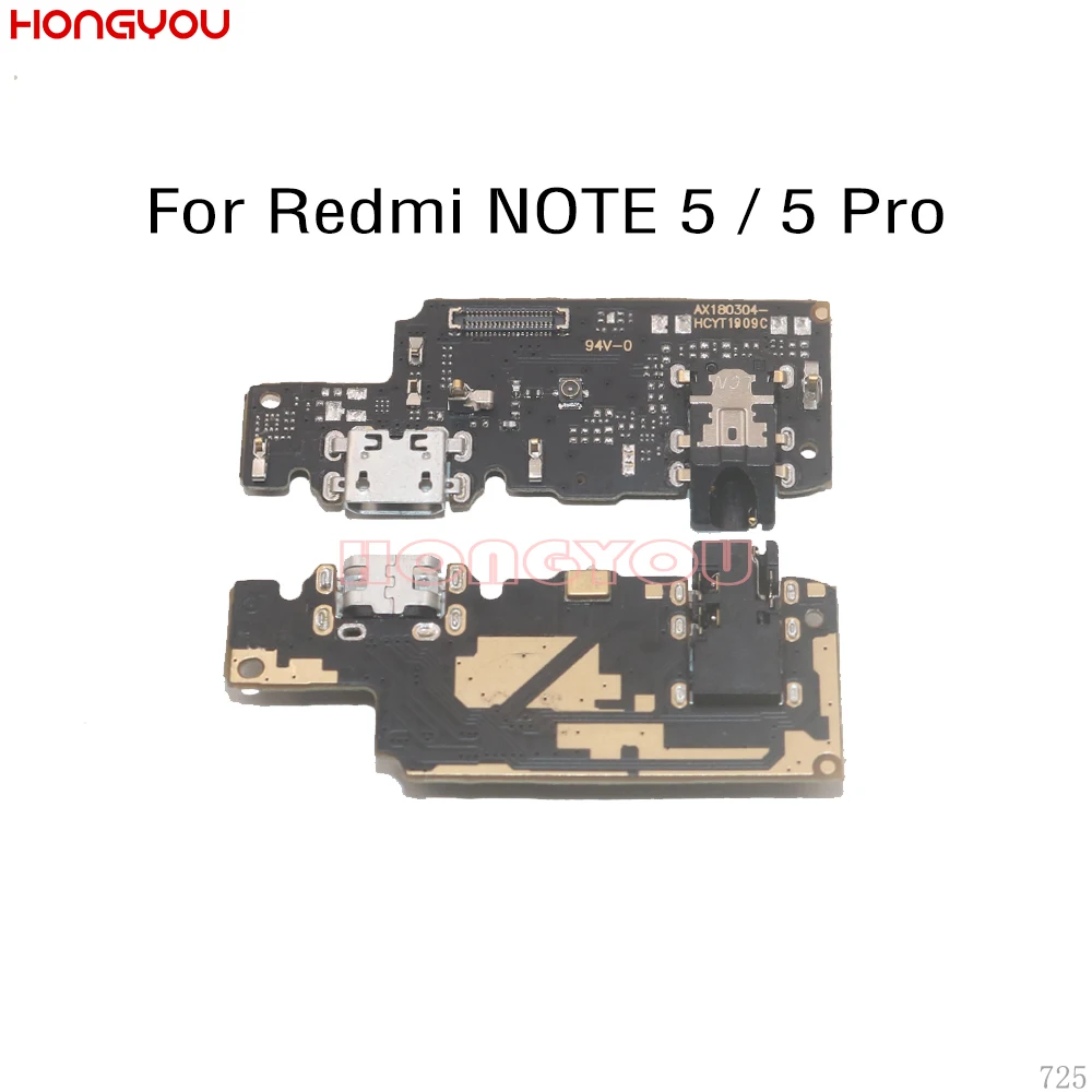 USB плата для зарядки док станция разъем гибкий кабель Xiaomi Redmi NOTE 5 Pro|Шлейфы
