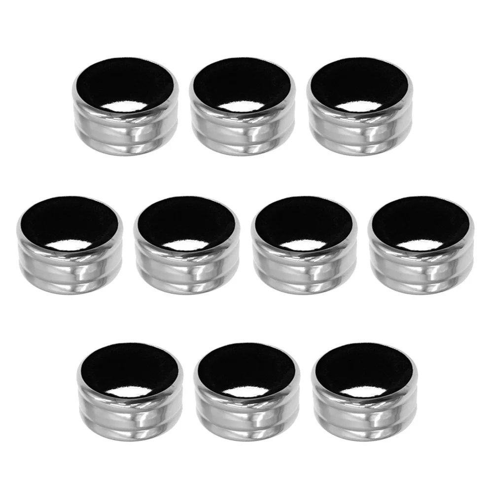 4pcs Red Wine Drip Stop Ring Stainless Steel Wine Bottle Collar Ring