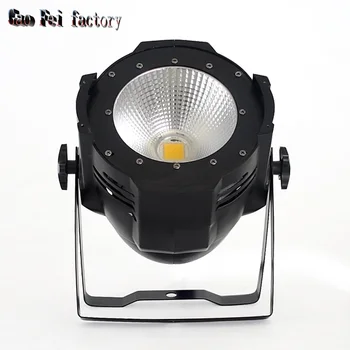 

1pcs/lot Led Par Light COB 100W Integrated Uniform Led Floor Stage Panel Light High Power Warm Yellow Party Disco Cans