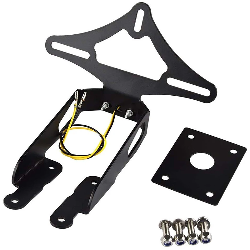 Motorcycle License Plate Holder Bracket Tail Tidy Mudguard Eliminator for Kawasaki Z650 Z 650 Ninja650 2017-2019 | Автомобили и