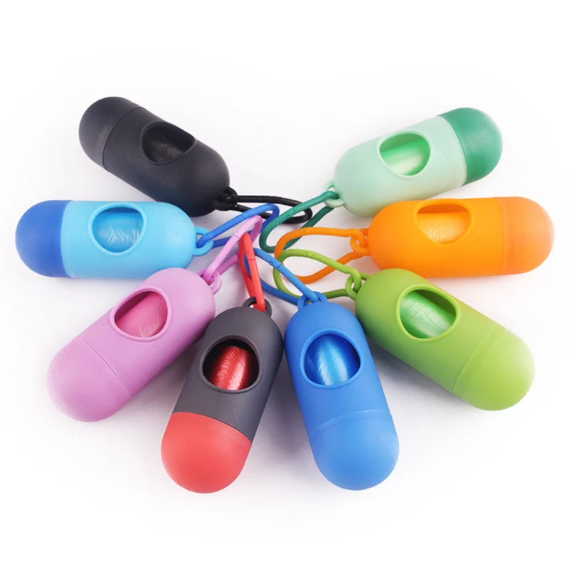 Pet residuos rejilla para bolsa de basura dispensador de bolsa de heces baño portador bolsa de gato perro bolsa para heces de perro basura suministros de limpieza