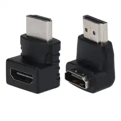 Вертикальный HDMI штекер-Женский конвертер Кабель-адаптер соединитель расширителя для 1080P FHD видео на мониторе и проекторе