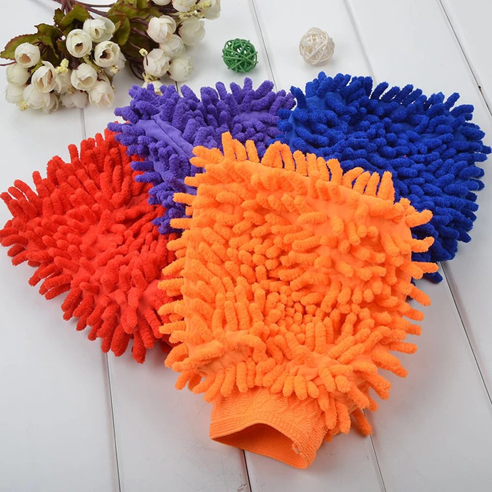 

Super Mitt Microfiber Car Window Washing Home Cleaning Cloth Duster Towel Gloves Household Cleaner Automotive Tools Car Products