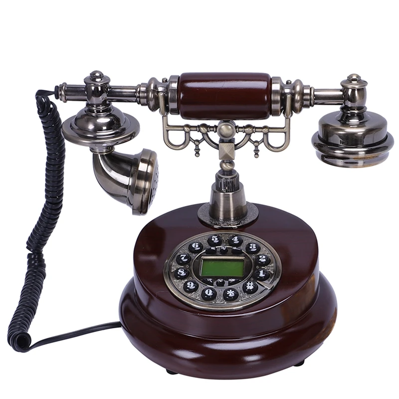 

Antique Designer Phone Nostalgia Old phone telescope vintage telephone made of resin