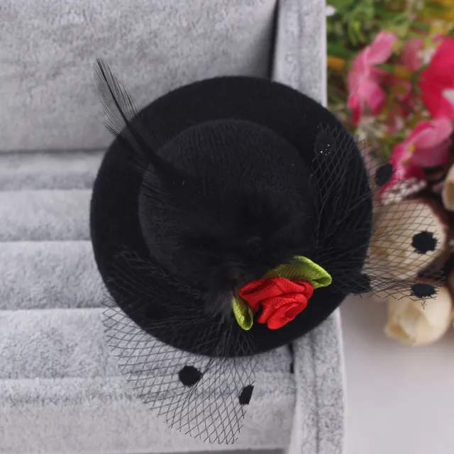 Hot Sale Cute Hat Barrettes Girls Party 
