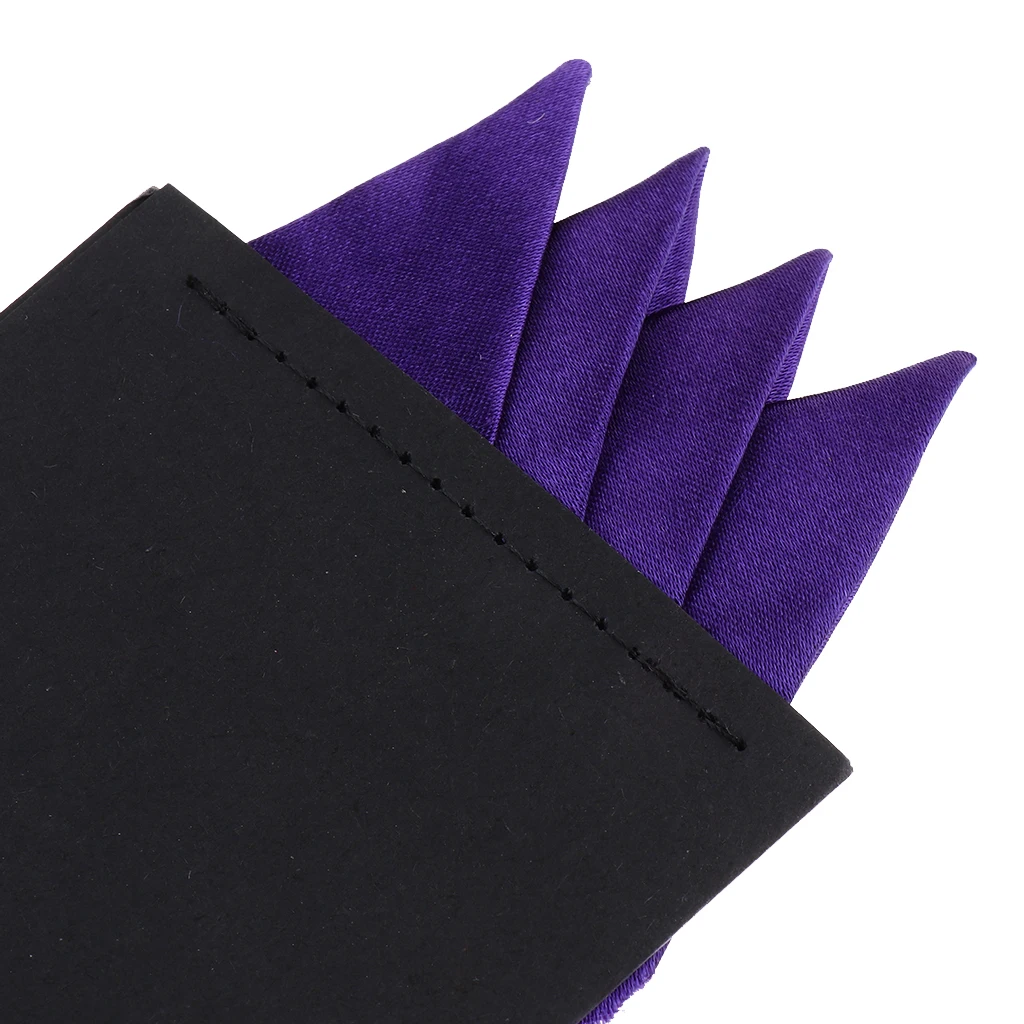 Trendy Tuxedo Suit Pocket Men Square Handkerchief Bridegroom Hankie