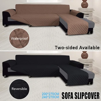 

Two-sided Available Sofa Slipcover L Shape Sofa Cover Sectional Couch Cover Lounge Slip Cover Furniture Protector Cover