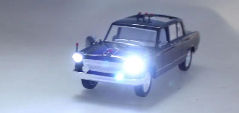 1/32 Hongqi CA770TJ Классическая Игрушечная модель автомобиля сплав литой коллекционный подвесной светильник звуковые игрушки