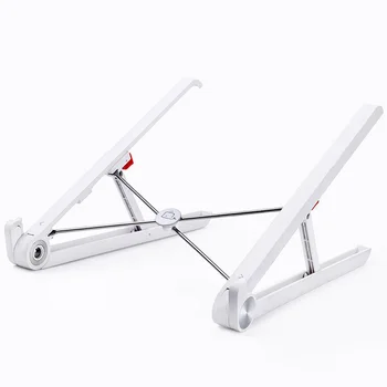 

Desktop Portable Folding Cooling Bracket Adjustable Universal Mount Cervical Vertebra Nylon White Lifting Rack Laptop Stand