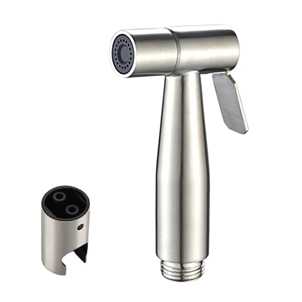 Stainless Steel Toilet Sprayer Set-Handheld Bidet Sprayer Kit-Bathroom Hand Shower for Muslim Self Cleaning-Premium