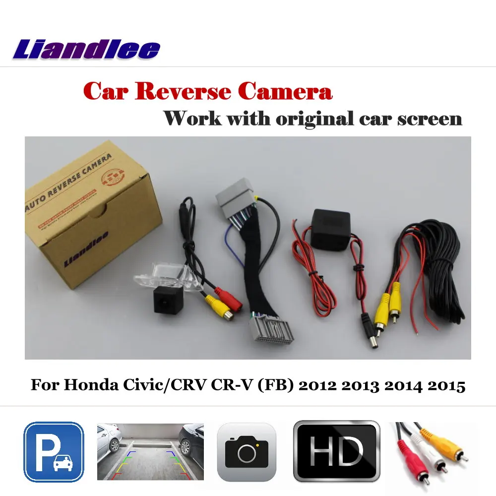 Автомобильная задняя камера заднего вида для Honda Civic/CRV CR-V 2012 2013 2014 2015 небольшая