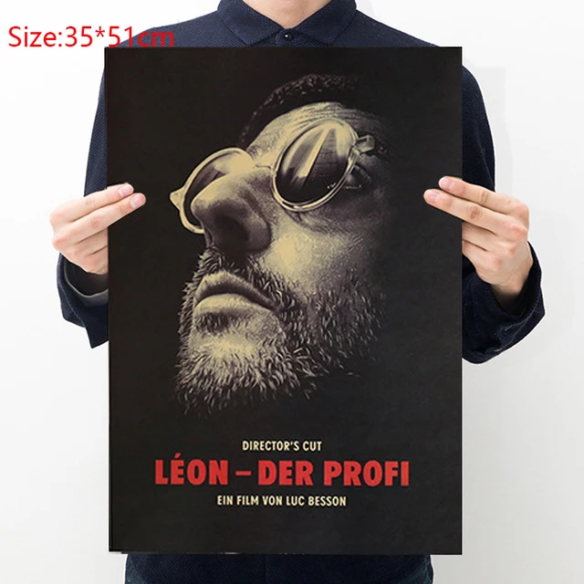 Hollywood Classic Movie Lyon And Matilda Character Poster This Killer Is Not Too Cold Bar Cafe Home Decoration Painting D